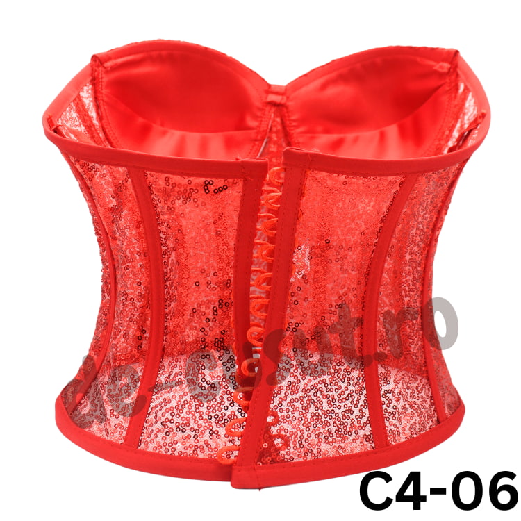 Corsetul este creat pentru a accentua talia și pentru a oferi acea imagine de clepsidra dorită de fiecare reprezentantă a sexului frumos. Fiecare femeie are nevoie uneori de un corset. Sunt confortabilie și se modeleaza pe corp, se leaga cu snur la spate.