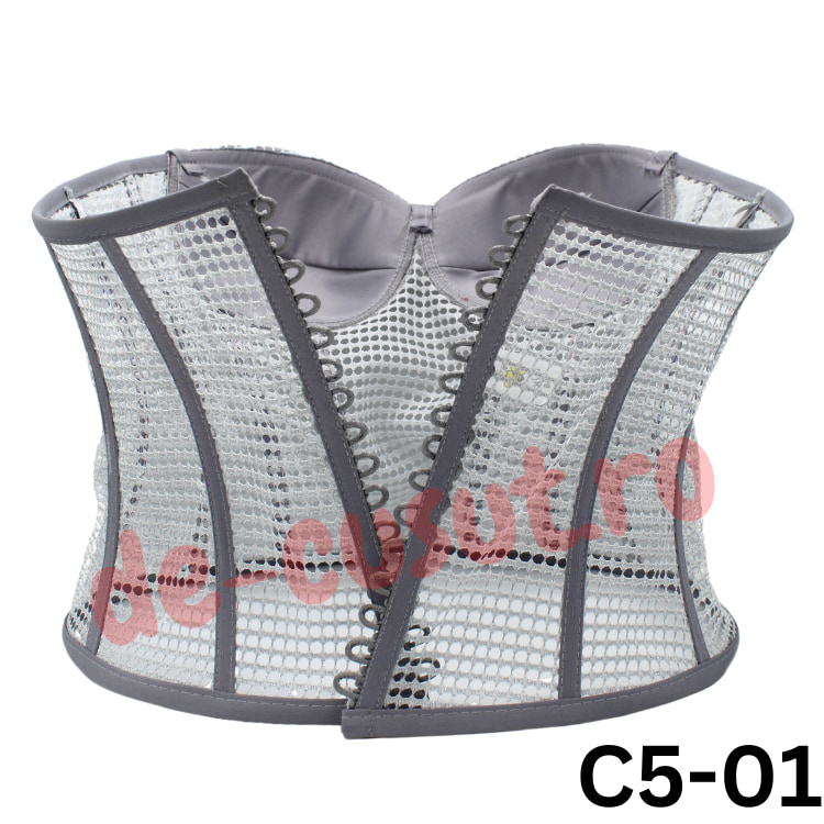 Corsetul este creat pentru a accentua talia și pentru a oferi acea imagine de clepsidra dorită de fiecare reprezentantă a sexului frumos. Fiecare femeie are nevoie uneori de un corset. Sunt confortabilie și se modeleaza pe corp, se leaga cu snur la spate.