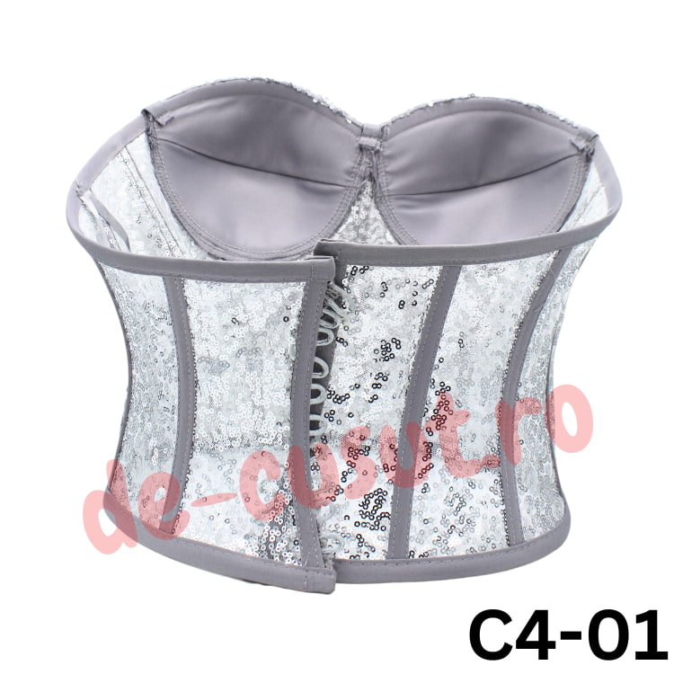 Corsetul este creat pentru a accentua talia și pentru a oferi acea imagine de clepsidra dorită de fiecare reprezentantă a sexului frumos. Fiecare femeie are nevoie uneori de un corset. Sunt confortabilie și se modeleaza pe corp, se leaga cu snur la spate.