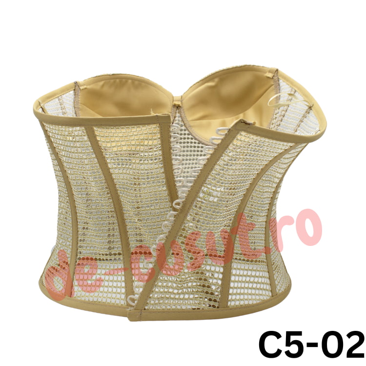 Corsetul este creat pentru a accentua talia și pentru a oferi acea imagine de clepsidra dorită de fiecare reprezentantă a sexului frumos. Fiecare femeie are nevoie uneori de un corset. Sunt confortabilie și se modeleaza pe corp, se leaga cu snur la spate.