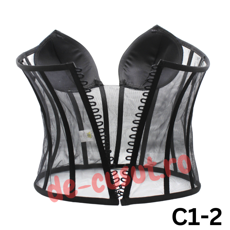 Corsetul este creat pentru a accentua talia și pentru a oferi acea imagine de clepsidra dorită de fiecare reprezentantă a sexului frumos. Fiecare femeie are nevoie uneori de un corset. Sunt confortabilie și se modeleaza pe corp, se leaga cu snur la spate.