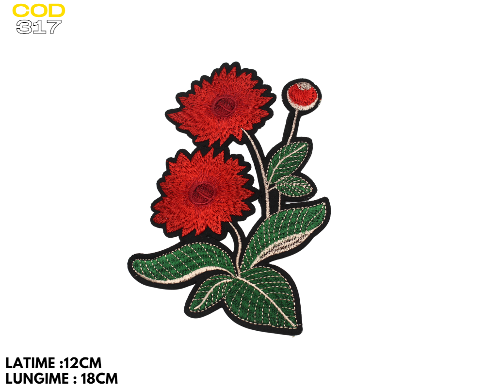 Aplicatii florale 3D-cod 317