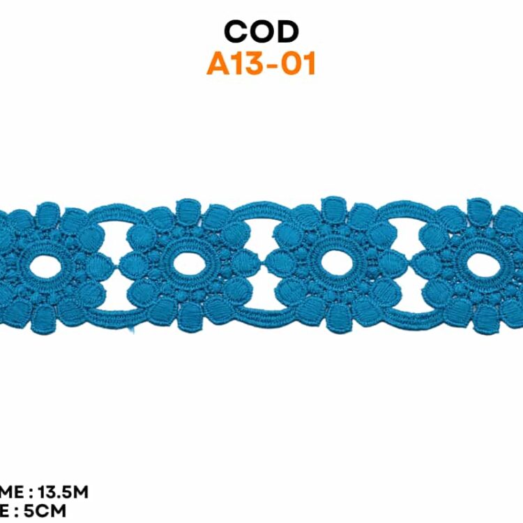 Dantela flori bumbac cod A13-01