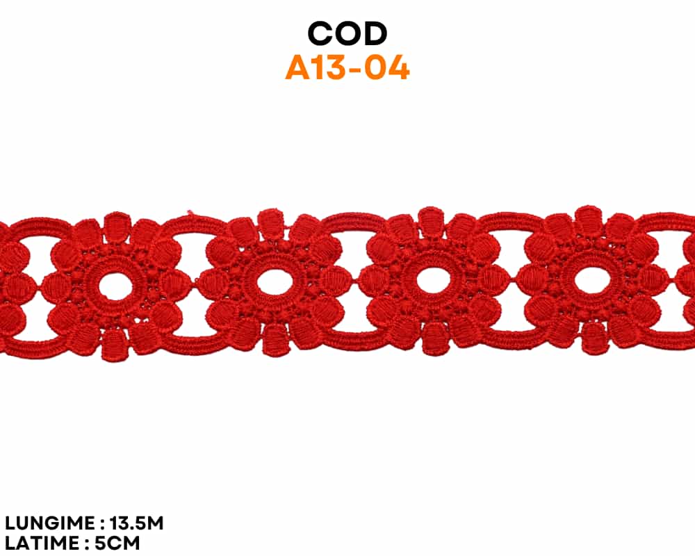 Dantela flori bumbac cod A13-04
