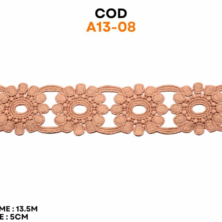 Dantela flori bumbac cod A13-08