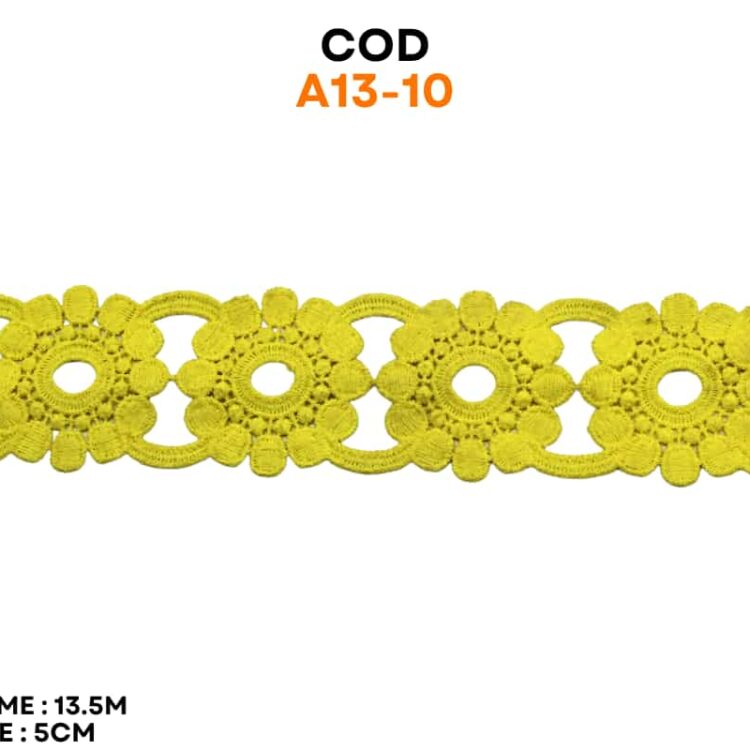 Dantela flori bumbac cod A13-10