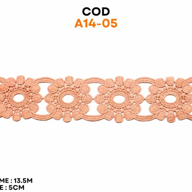 Dantela flori bumbac cod A14-05