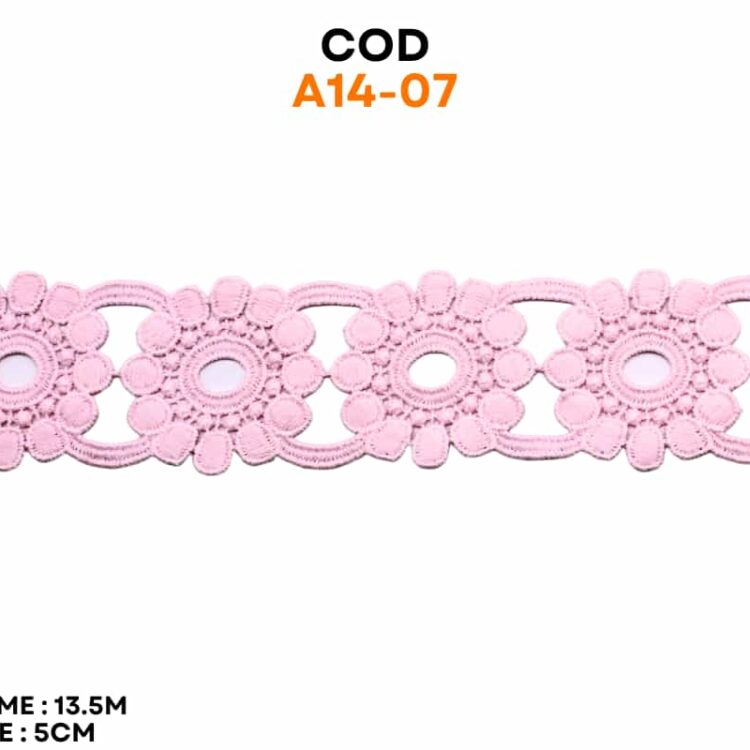 Dantela flori bumbac cod A14-07