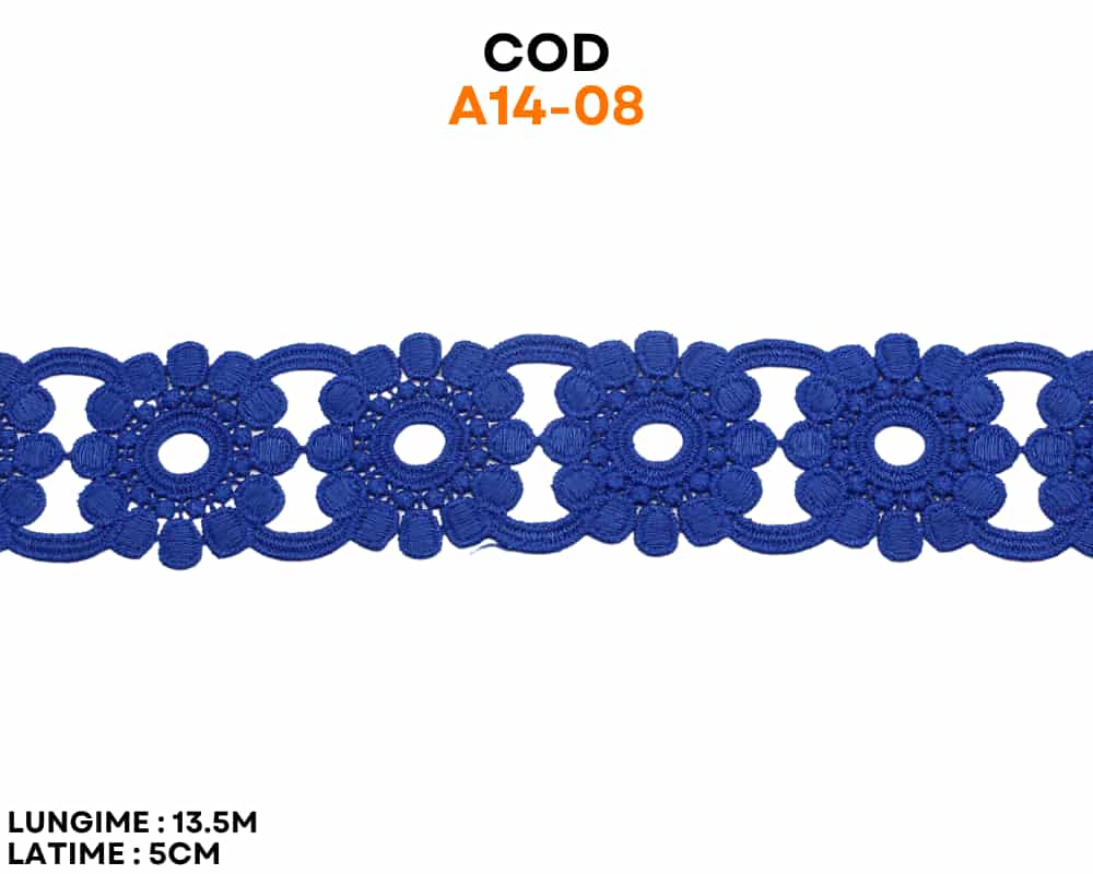 Dantela flori bumbac cod A14-08