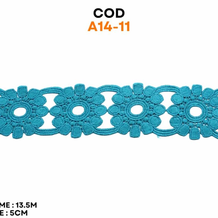 Dantela flori bumbac cod A14-11